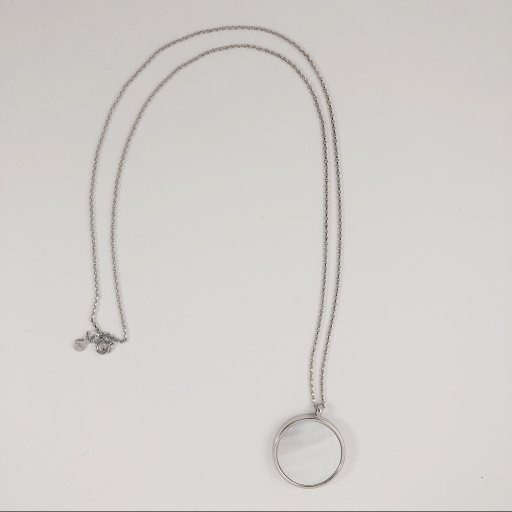 Loft reversible stone pendent necklace